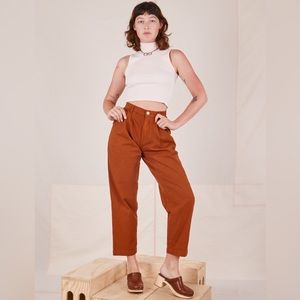 Big bud press trouser- M Burnt Terracotta - purchased new